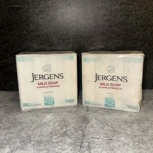 8 Jumbo Bars Jergens Mild Soap 4.5 oz  2 Sets Of 4 Total 8 Bars Sealed